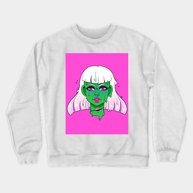 Slime Princess Crewneck Sweatshirt by ToxicCrystalgem